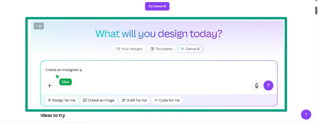 canva ai image generation