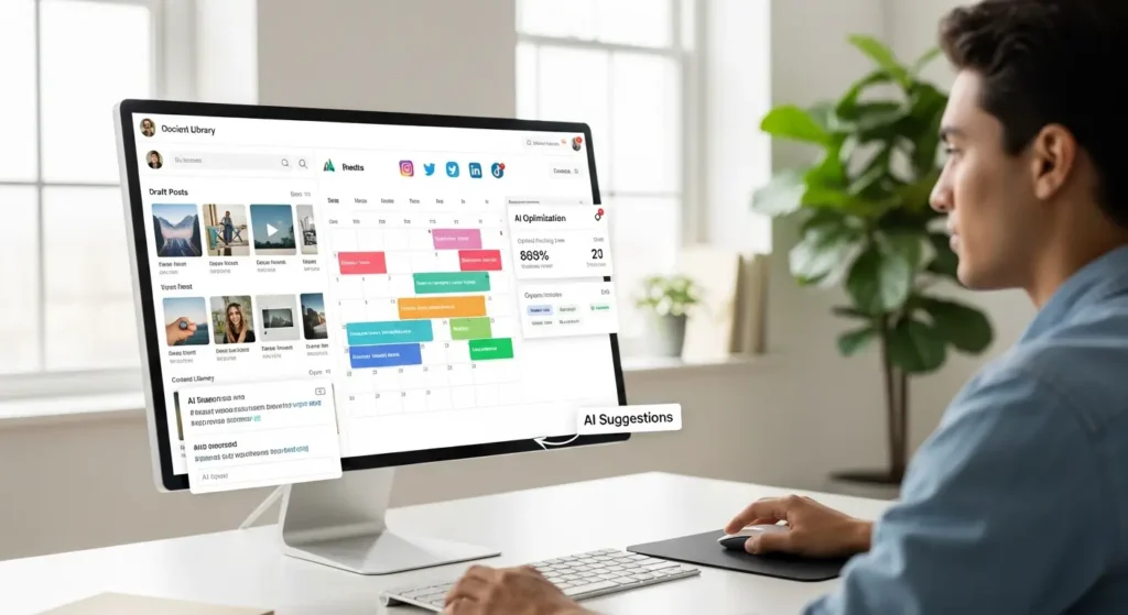 How to Start Using AI in Your Small Business: A Beginner's Guide 5 scheduling social media posts using ai