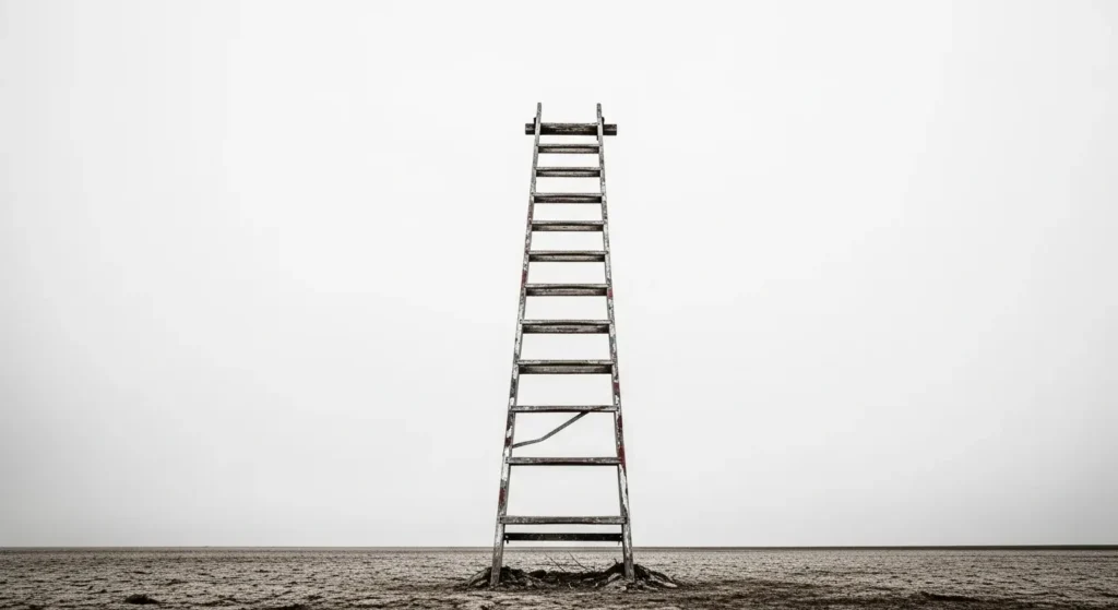 A ladder going nowhere