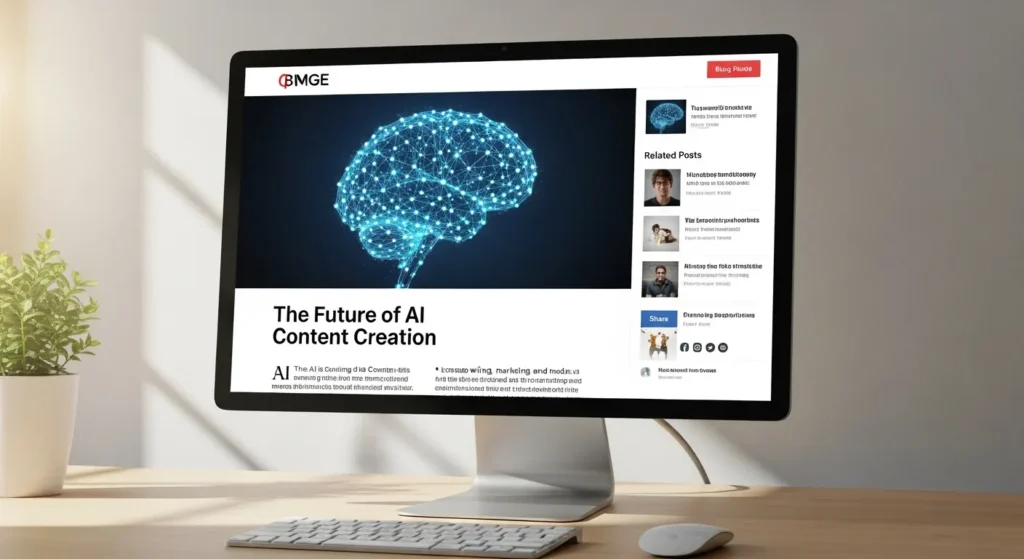 An AI generated blog post