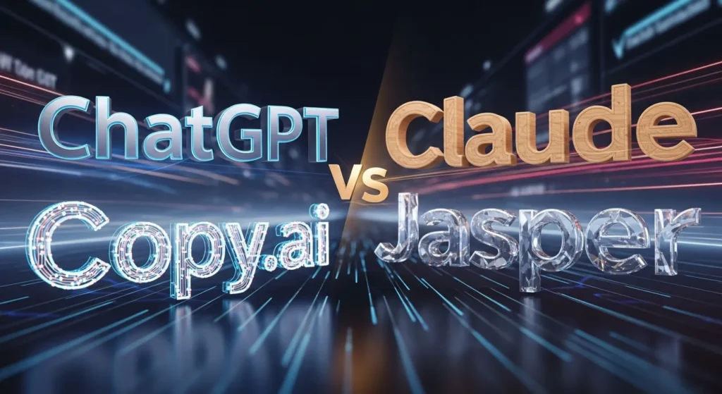 ChatGPT vs Claude vs Copy.ir vs Jasper