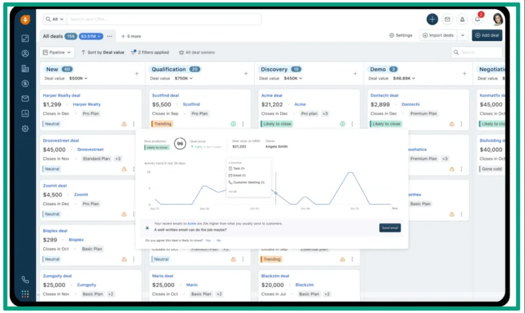 Freshsales CRM System