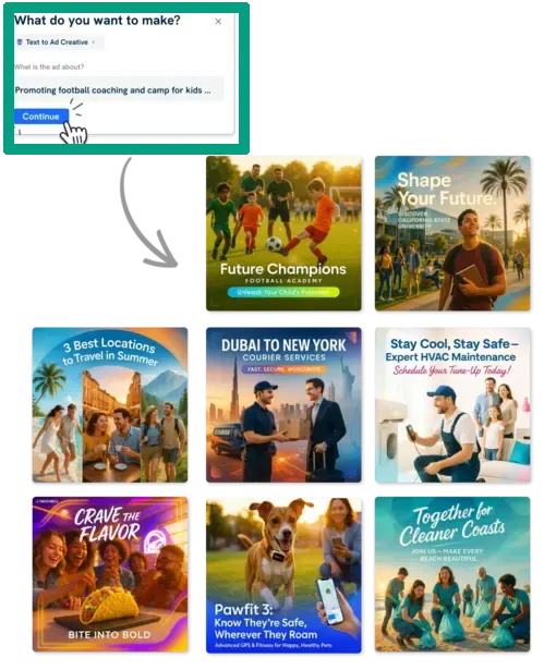 Predis AI Ads Generator tool