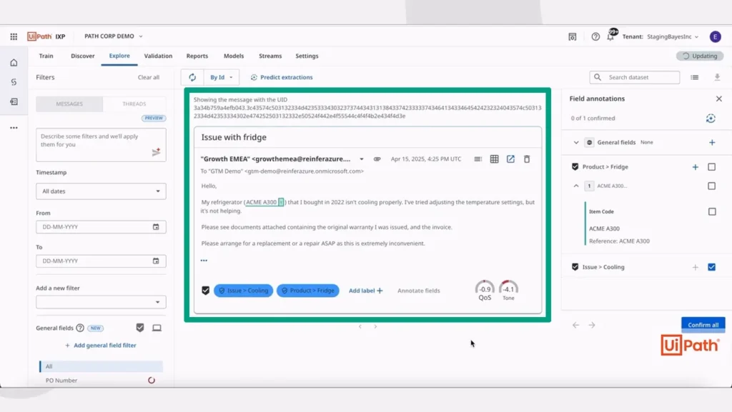 UiPath document understanding