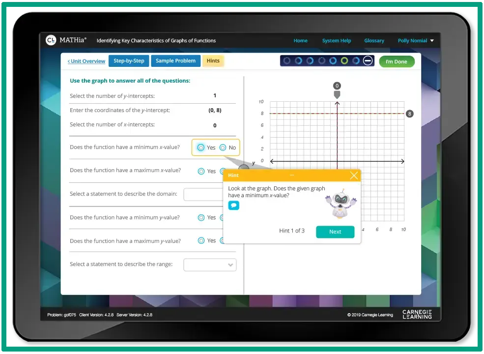 Carnegie Learnings MATHia math learning software for K-12 features