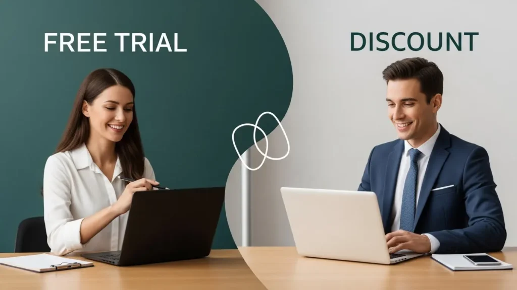 Discount vs free trial