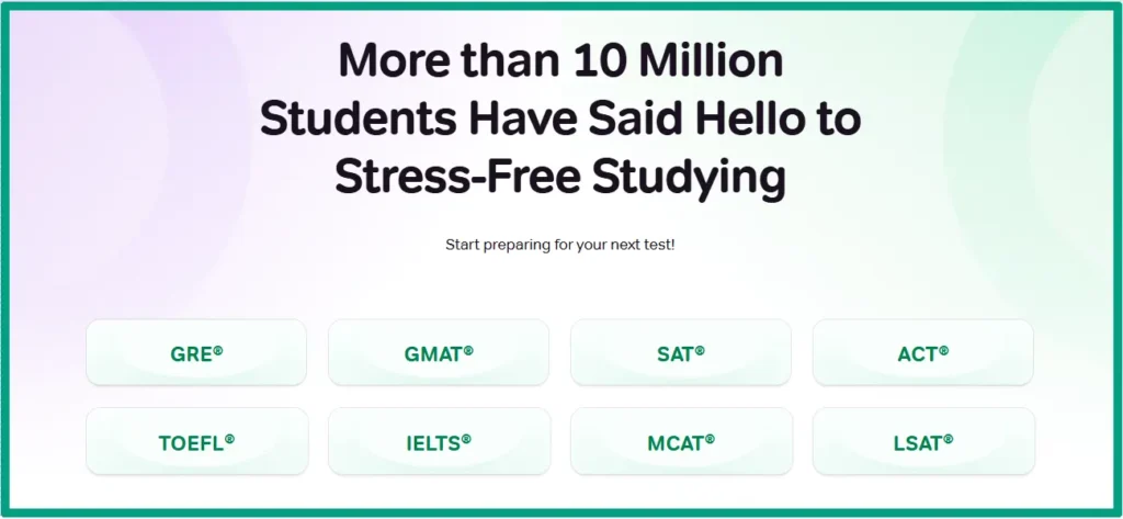 Magoosh Test Prep AI education features