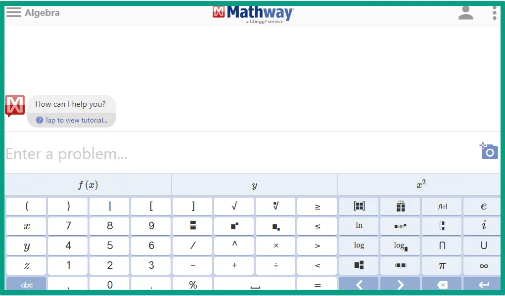 Mathway math ai problem solver helper features