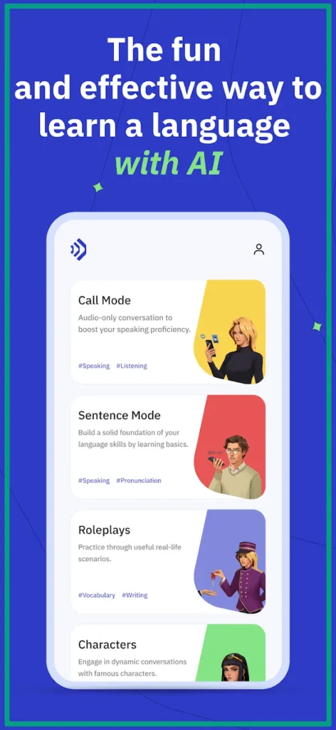 TalkPal AI Language learning app features copy